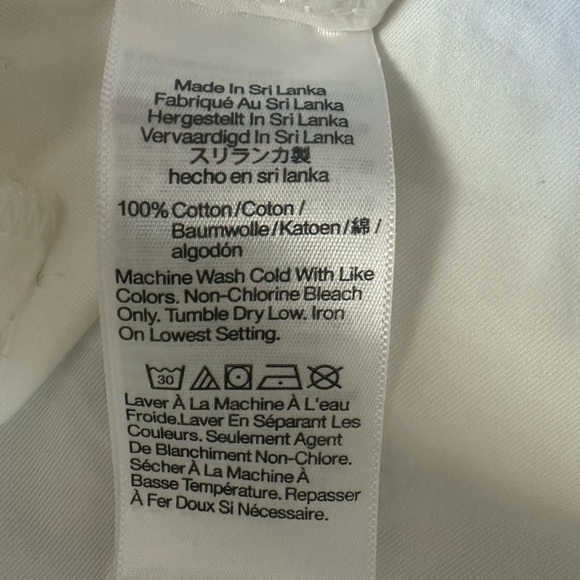 Madewell The Barrel-Leg Utility Pant in Garment-Dyed Twill Size 10 White - Picture 5 of 9